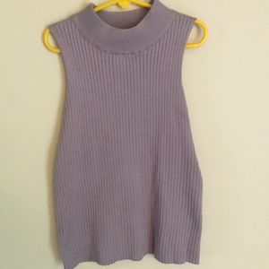 Purple knit top